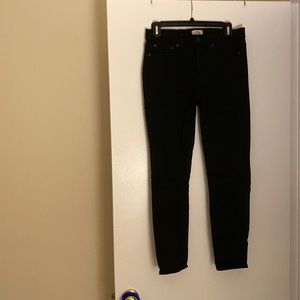 JCrew Black Toothpick Skinny Jeans (size 27)